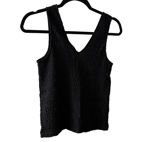 NWT A New Day Black Textured Tank Top - Size M - Picture 4 of 4
